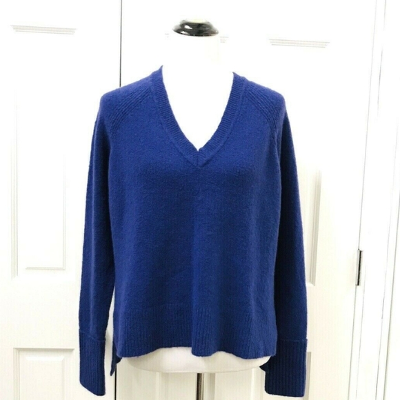 J. Crew Sweaters - J. Crew NWT Super Soft V Neck Sweater Purple Blue
